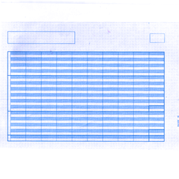 【PCA専用帳票】 PA1123F 給与明細書単票E 罫線付き (単票) 500枚入り